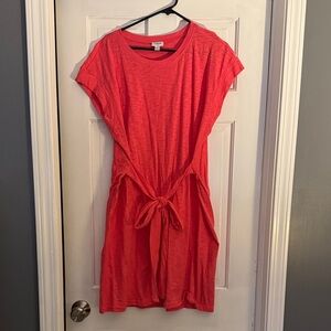 J. Crew Vibrant Coral Dress